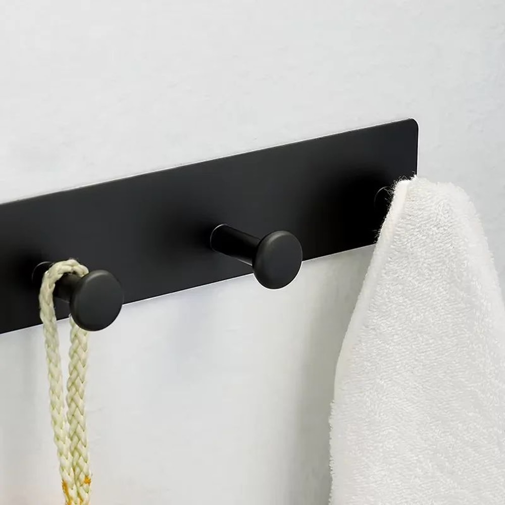 Heavy Duty Adhesive Towel Hooks Waterproof Stainless Steel Wall Hooks For Bathroom Kitchen 2