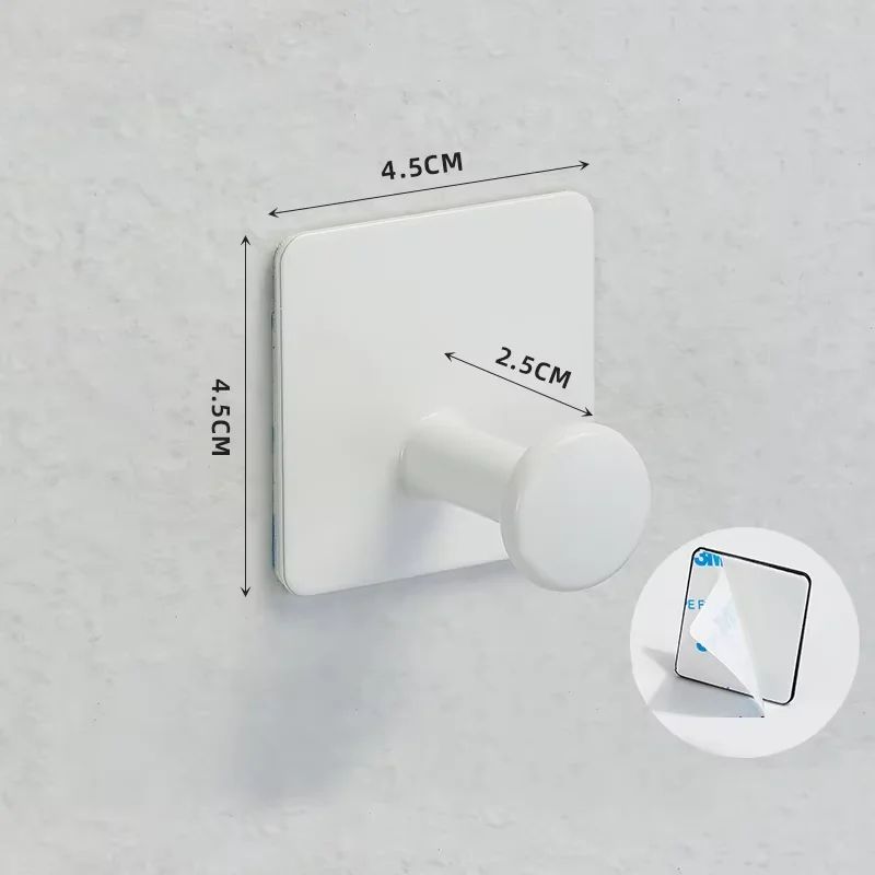 Heavy Duty Adhesive Towel Hooks Waterproof Stainless Steel Wall Hooks For Bathroom Kitchen 10