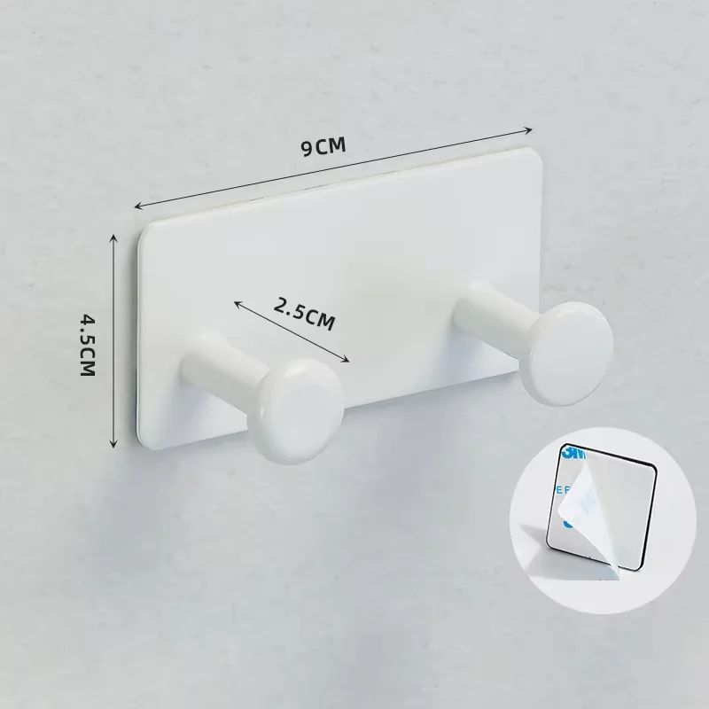 Heavy Duty Adhesive Towel Hooks Waterproof Stainless Steel Wall Hooks For Bathroom Kitchen 11