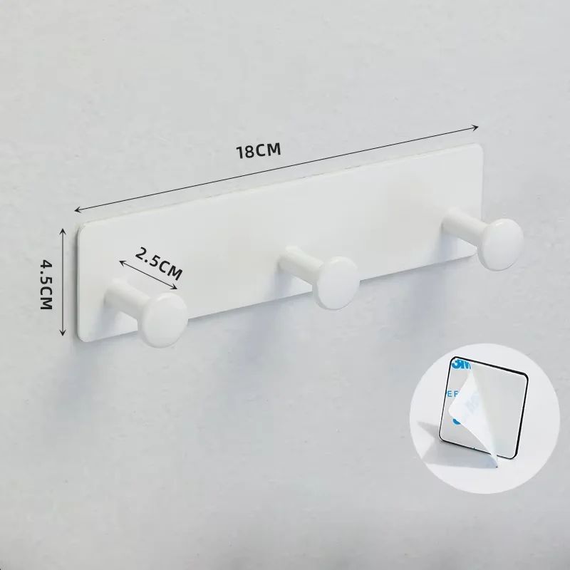 Heavy Duty Adhesive Towel Hooks Waterproof Stainless Steel Wall Hooks For Bathroom Kitchen 12