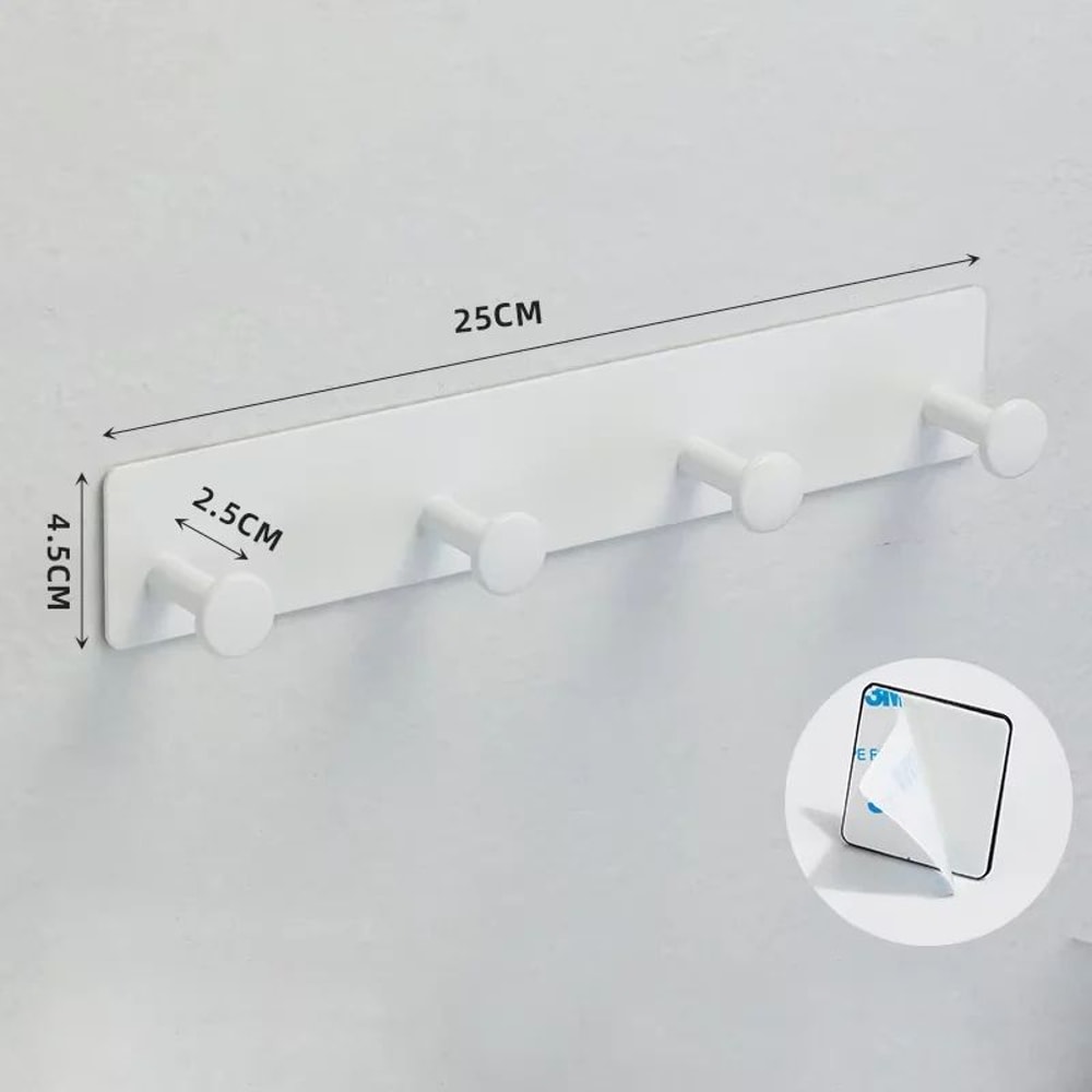 Heavy Duty Adhesive Towel Hooks Waterproof Stainless Steel Wall Hooks For Bathroom Kitchen 13