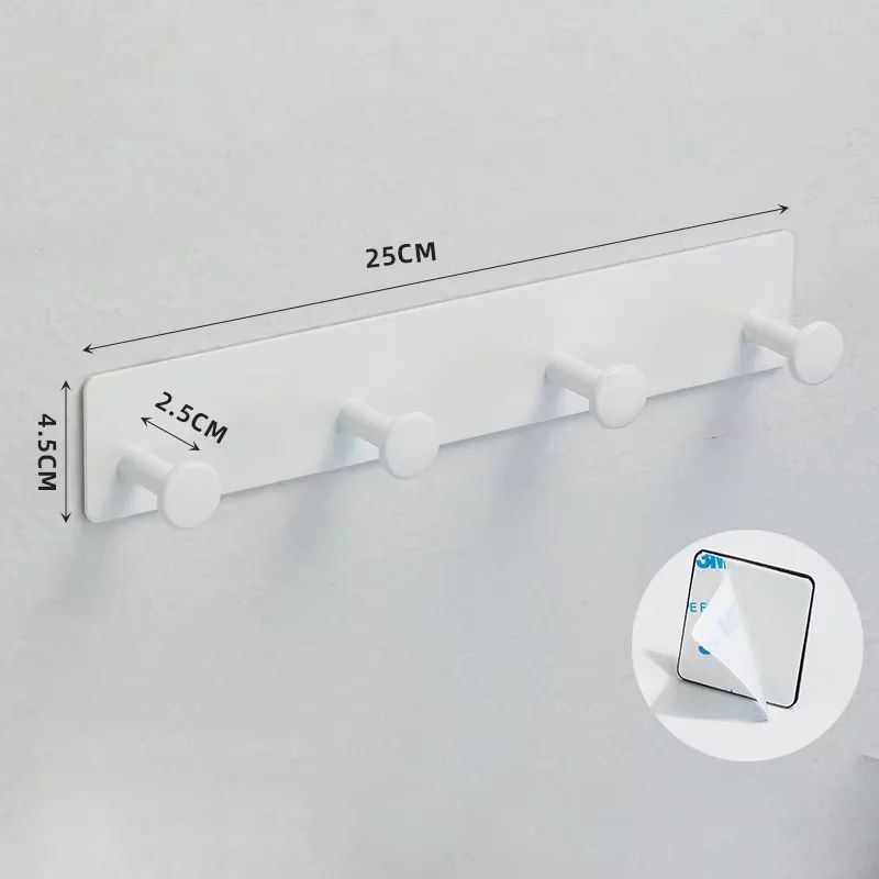 Heavy Duty Adhesive Towel Hooks Waterproof Stainless Steel Wall Hooks For Bathroom Kitchen 13