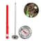 Stainless Steel Soil Temperature Thermometer High Accuracy Ground Compost Temperature Meter For G 1