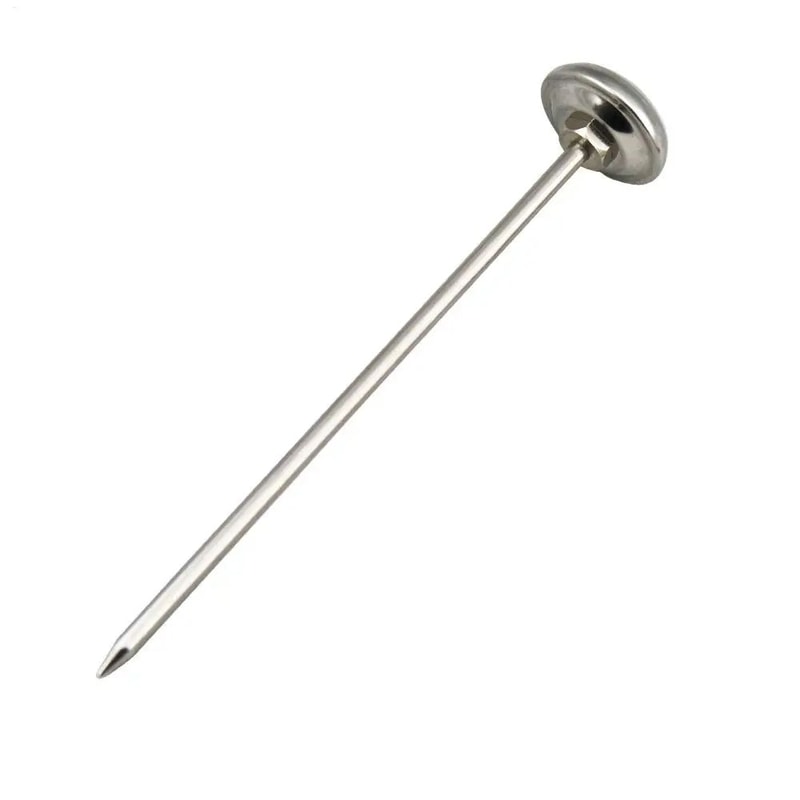 Stainless Steel Soil Temperature Thermometer High Accuracy Ground Compost Temperature Meter For G 4