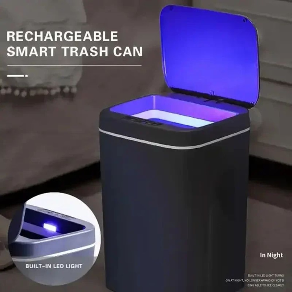 Smart Sensor Trash Can Lid Automatic Induction Garbage Can Cover For 121416L Dustbins 1