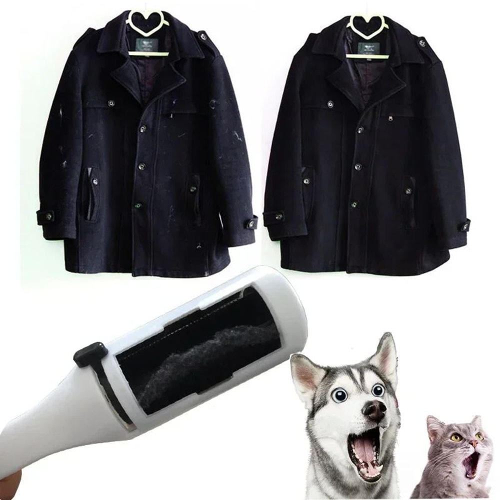 Reusable Pet Hair Remover Brush MultiSurface Lint Fur Cleaner For Clothes Furniture Home 2