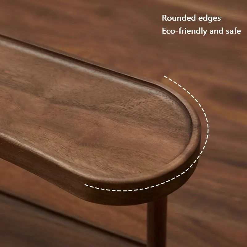 2Tier Bamboo Makeup Mug Organizer Shelf Wooden Countertop Storage Rack For Vanity Kitchen Coffee 4