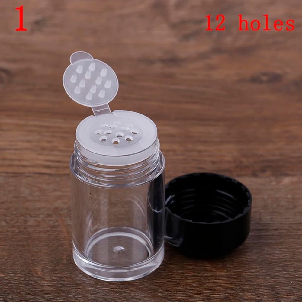 Refillable Loose Powder Jar With Sifter Nail Glitter Powder Container 1312 Hole Options 6