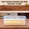 042 Gal Airtight Food Storage Container Flip Top Reusable Kitchen Organizer For Bread Snacks 1
