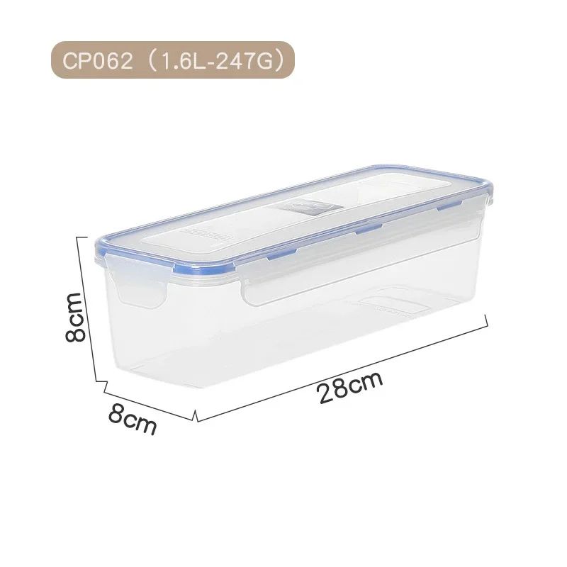 042 Gal Airtight Food Storage Container Flip Top Reusable Kitchen Organizer For Bread Snacks 4