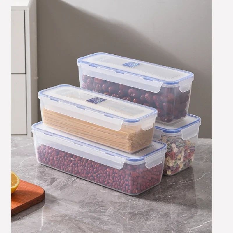 042 Gal Airtight Food Storage Container Flip Top Reusable Kitchen Organizer For Bread Snacks 3