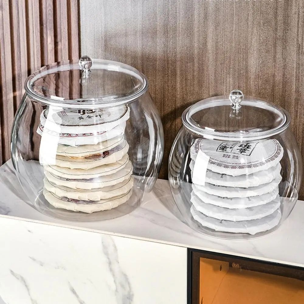 Airtight Food Storage Canister Set Clear Plastic Flour Grain Snack Containers With Lids 4
