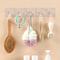 Transparent Adhesive Hook Rack Seamless MultiHook Organizer For Bathroom Kitchen Home 7