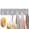 Transparent Adhesive Hook Rack Seamless MultiHook Organizer For Bathroom Kitchen Home 8