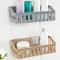 NoDrill Bathroom Shelf Organizer Wall Mounted Shower Storage Rack For Shampoo Toiletries 5