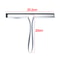 10Inch Stainless Steel Shower Squeegee StreakFree Glass Cleaner With Silicone Blade Hook 5