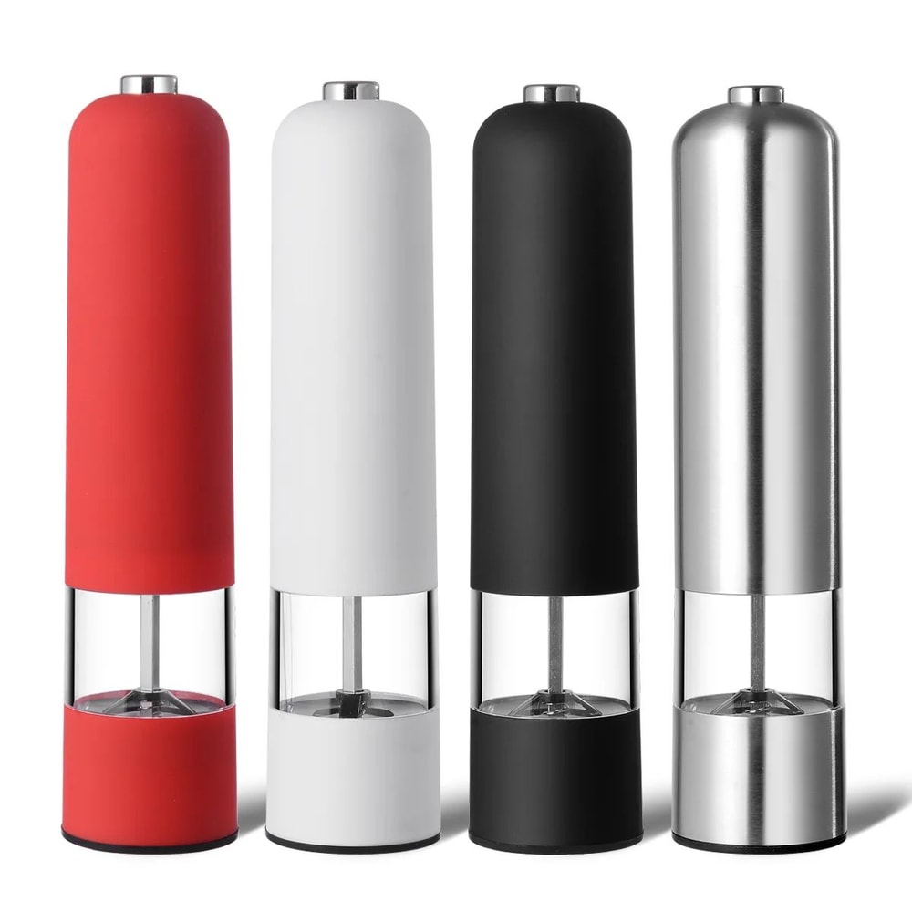 Electric Salt Pepper Grinder Mill BatteryOperated Adjustable Spice Grinder For Kitchen Use 4