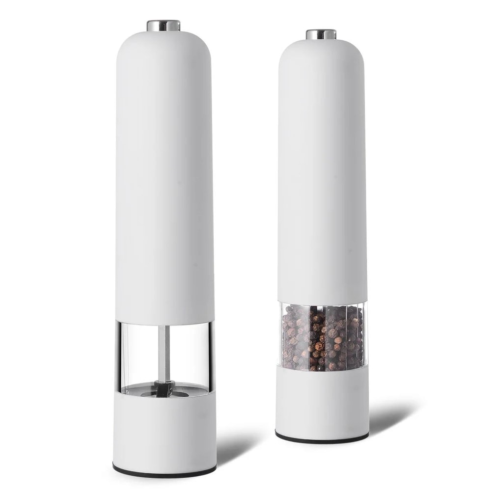 Electric Salt Pepper Grinder Mill BatteryOperated Adjustable Spice Grinder For Kitchen Use 7