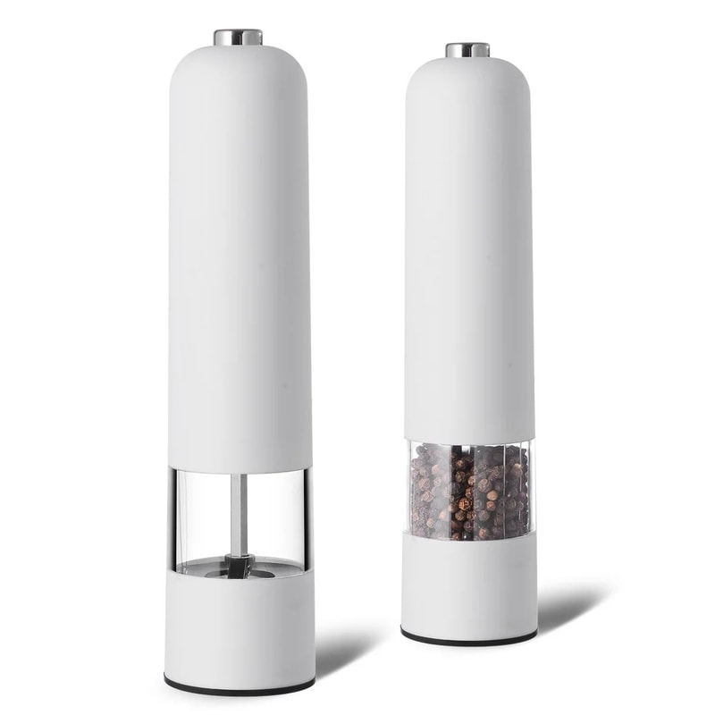 Electric Salt Pepper Grinder Mill BatteryOperated Adjustable Spice Grinder For Kitchen Use 7