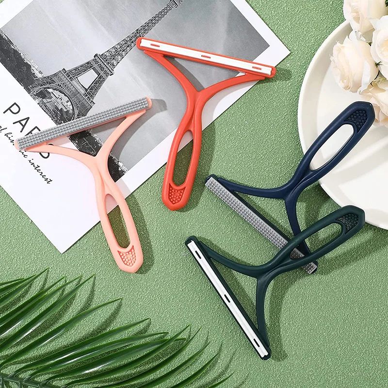 DoubleSided Silicone Pet Hair Remover Brush Portable Lint Cleaner Carpet Scraper Tool For Furnitu 4