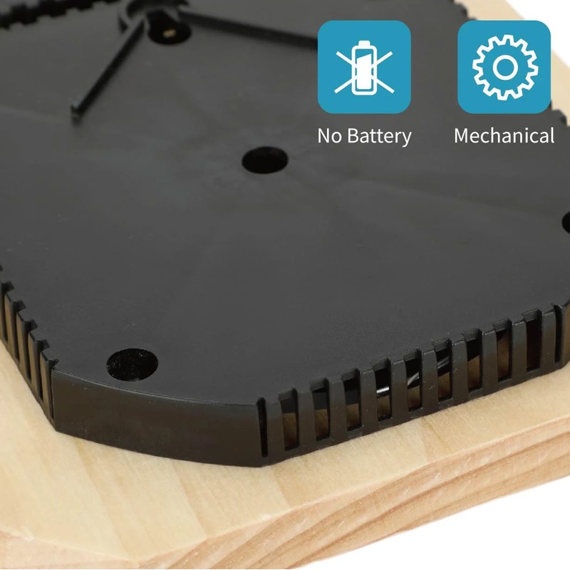 KT THERMO Wooden Sauna Thermometer Hygrometer WallMounted Mechanical Temperature Humidity Gauge 2