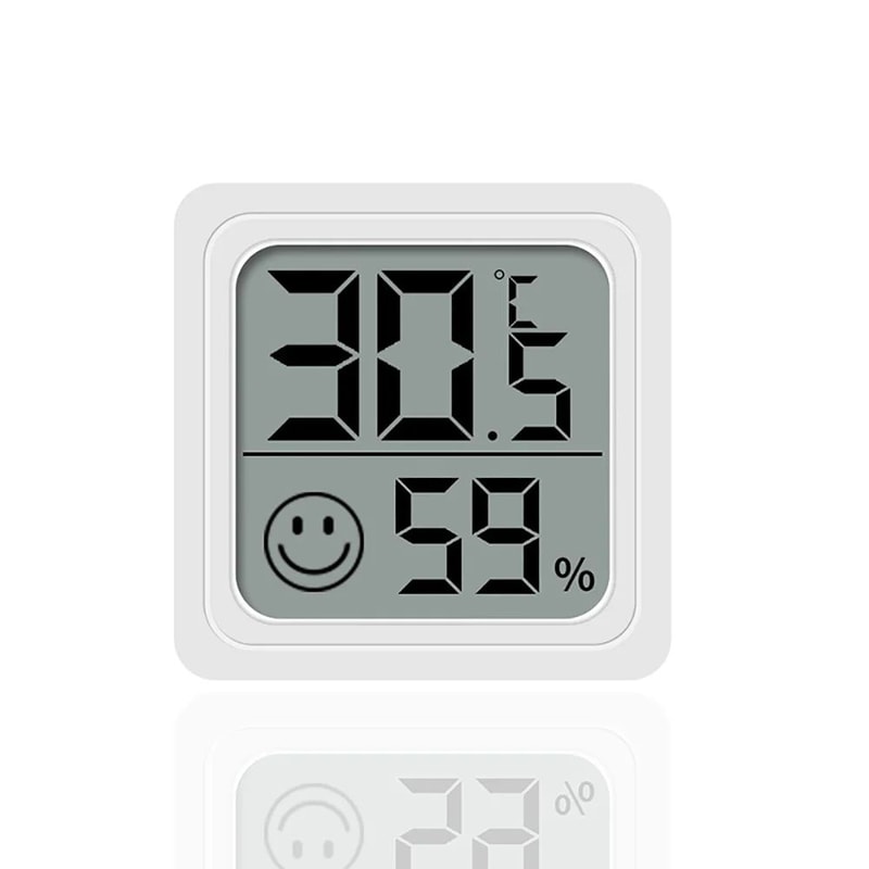 Mini LCD Digital Thermometer Hygrometer Indoor Temperature Humidity Meter With Comfort Indicator 6
