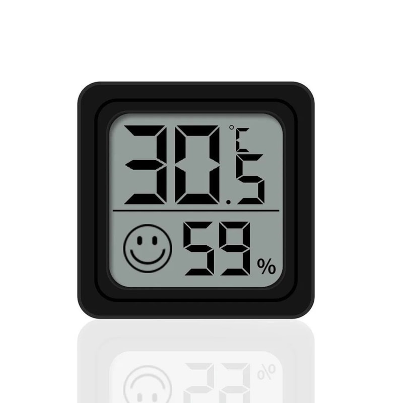Mini LCD Digital Thermometer Hygrometer Indoor Temperature Humidity Meter With Comfort Indicator 8