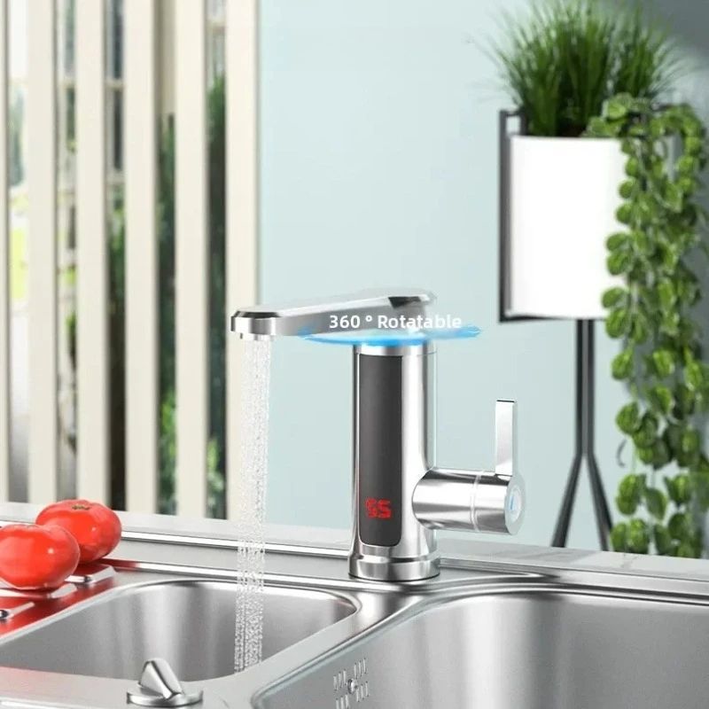 Instant Electric Water Heater Faucet 220V Tankless Hot Water Tap With Digital Temperature Display 0