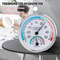 Mini Analog Thermometer Hygrometer Dial Round Indoor Temperature Humidity Gauge For Room Climate