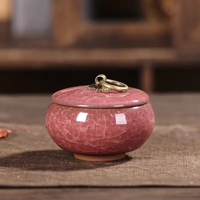 Mini Airtight Storage Jar With Lid Portable Tea Coffee Sugar Container For Kitchen Home Decor 19