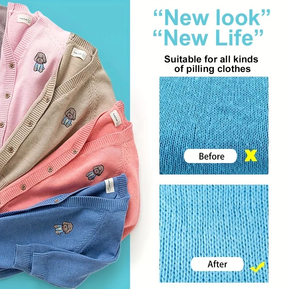 Electric Fabric Lint Remover BatteryPowered Clothes Furniture Hairball Shaver 2