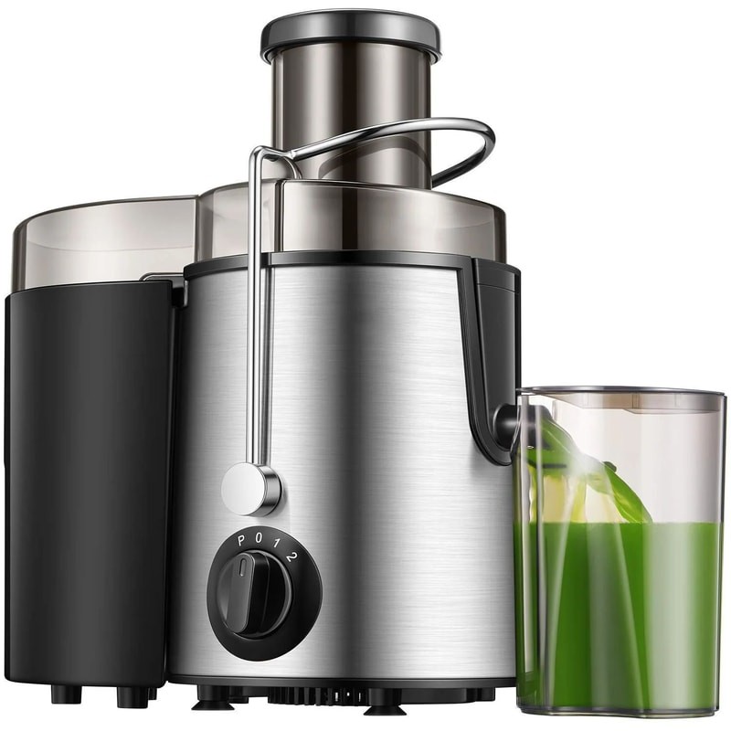 800W Stainless Steel Centrifugal Juicer HighSpeed Fruit Vegetable Juice Extractor With Wide Feed 1