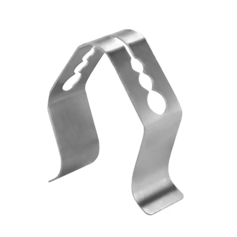 Stainless Steel BBQ Thermometer Probe Clip 3Hole Grill Oven Temperature Holder Clamp 6