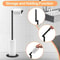 Stainless Steel Freestanding Toilet Paper Holder Stand Rustproof 5Roll Storage Tissue Rack 4