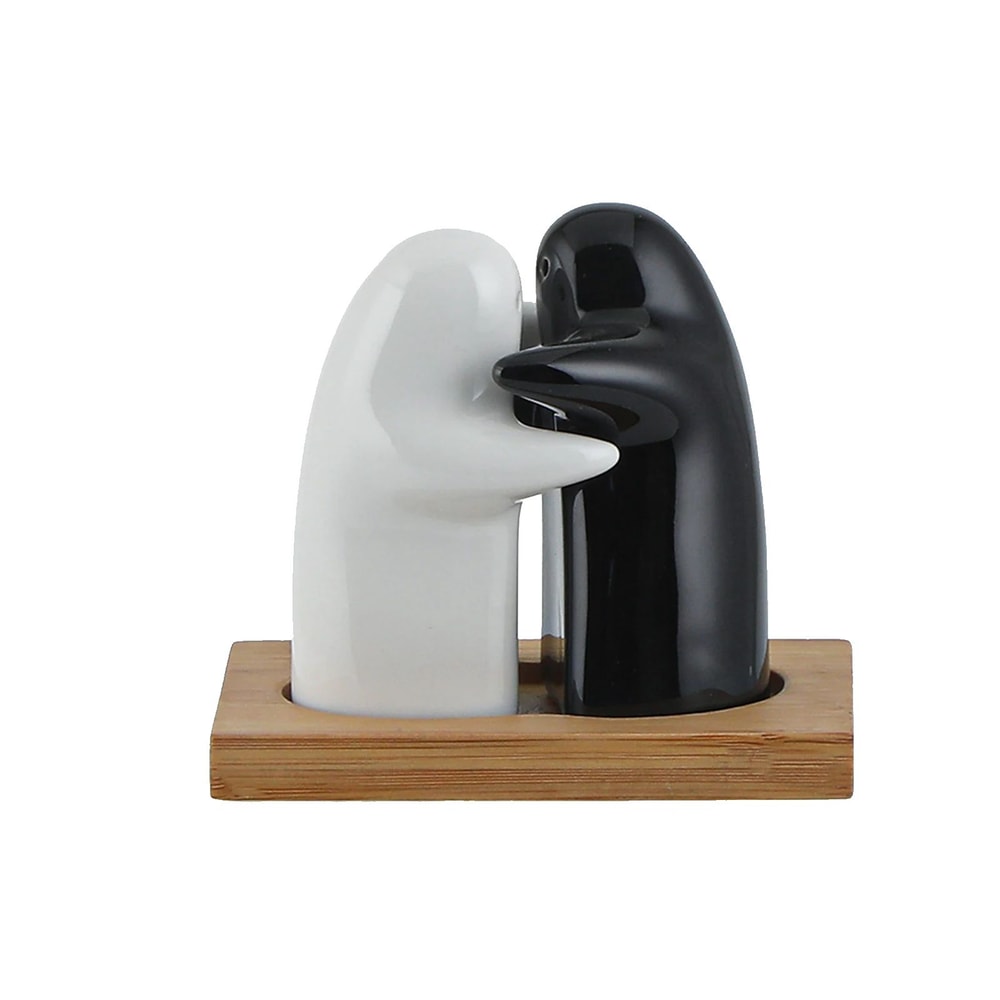 Creative Hugging Man Ceramic Pepper Shaker Cute Seasoning Jar With Funnel For Kitchen Table Decor