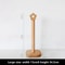 JapaneseStyle Solid Wood Paper Towel Holder Vertical Beech Wood Kitchen Roll Rag Storage Rack 7