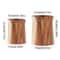 360 Rotating Wooden Utensil Holder Farmhouse Trapezoid Cutlery Chopstick Storage Organizer 3