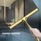 10in Stainless Steel Shower Squeegee Glass Window Cleaner With Silicone Blade Hook Set 0