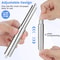 2pcs Retractable Toilet Paper Holder Rod SpringLoaded Replacement Spindle For Bathroom Tissue Roll 3