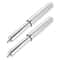 2pcs Retractable Toilet Paper Holder Rod SpringLoaded Replacement Spindle For Bathroom Tissue Roll 5