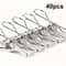 20pcs Stainless Steel Clothes Pins HeavyDuty Metal Laundry Clips For Home Kitchen Use 7