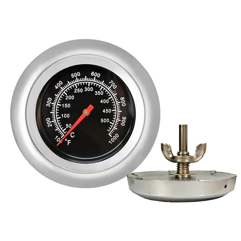 ProGrill Precision BBQ Thermometer Gauge Stainless Steel HighHeat Cooking Temperature Meter 50F100 3