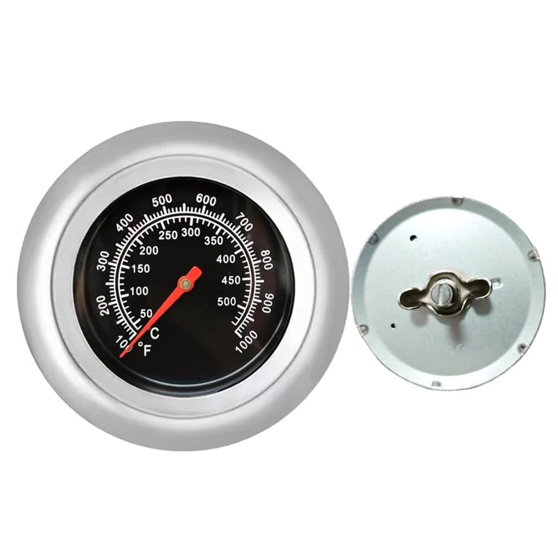 ProGrill Precision BBQ Thermometer Gauge Stainless Steel HighHeat Cooking Temperature Meter 50F100 6