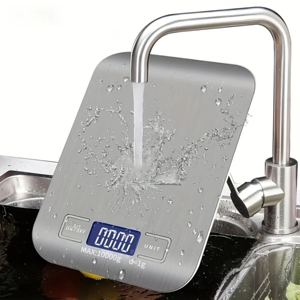 PrecisionPro USB Digital Kitchen Scale HighAccuracy Stainless Steel Food Weighing Scale 004 Oz To 2