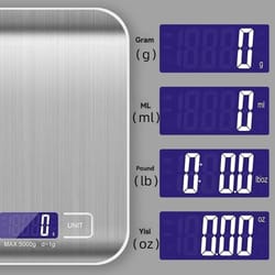 precisionpro usb digital kitchen scale – high-accuracy stainless steel food weighing scale 0.04 oz to 22 lb