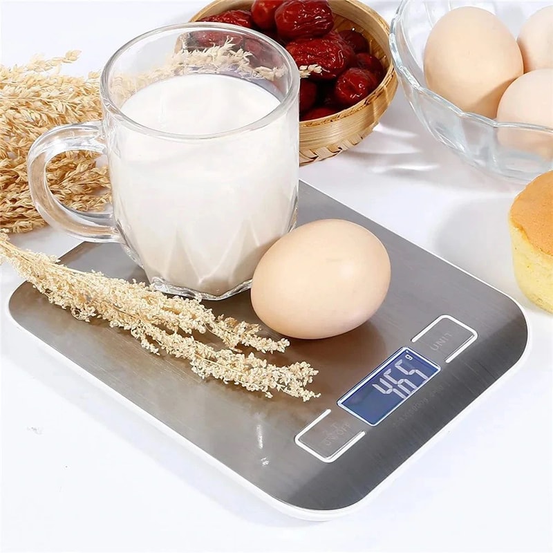 PrecisionPro USB Digital Kitchen Scale HighAccuracy Stainless Steel Food Weighing Scale 004 Oz To 5