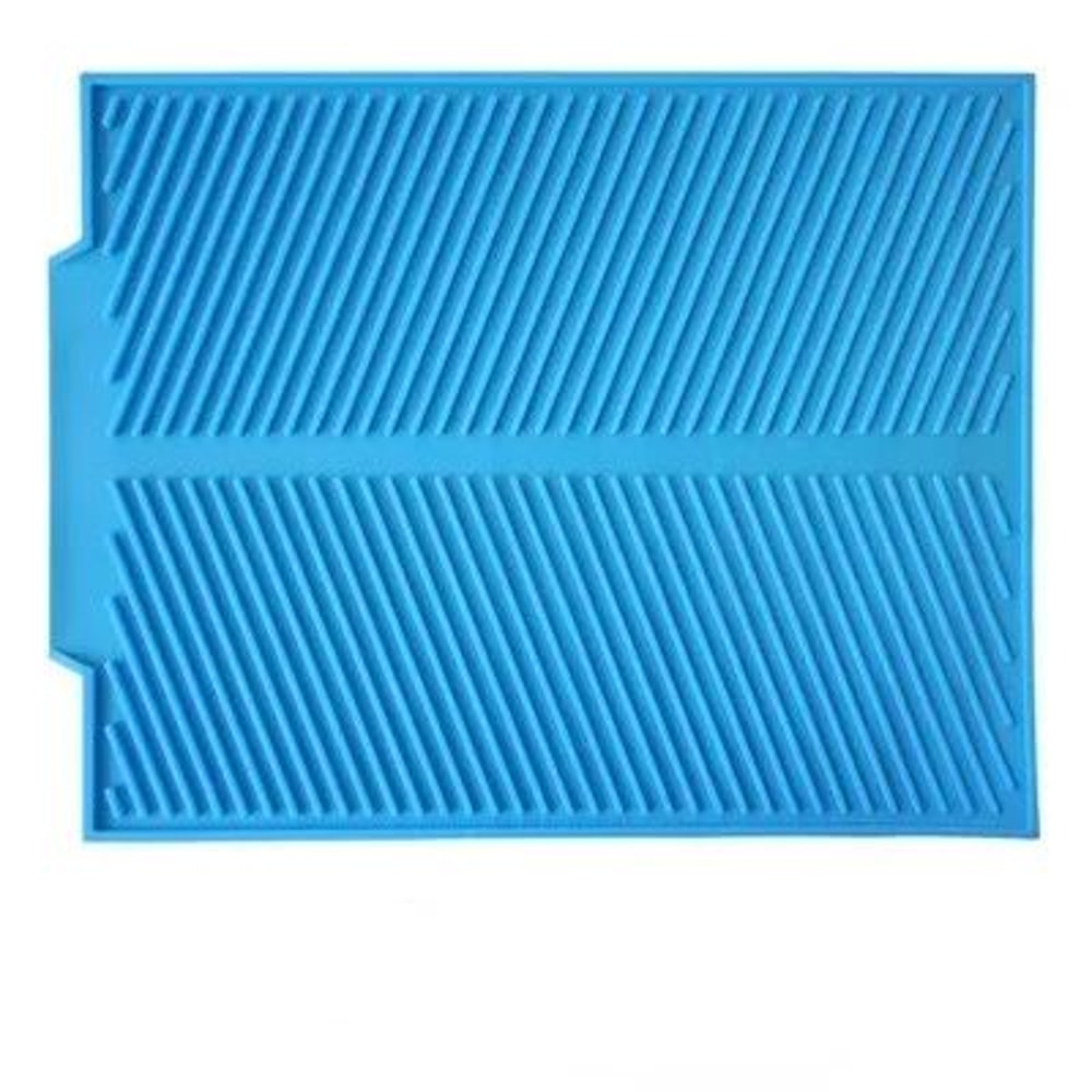 DryGuard Silicone Dish Drying Mat HeatResistant AntiSlip Kitchen Drain Pad Counter Protector 12
