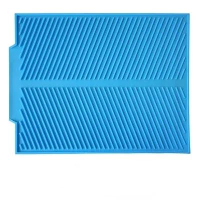 DryGuard Silicone Dish Drying Mat HeatResistant AntiSlip Kitchen Drain Pad Counter Protector 12