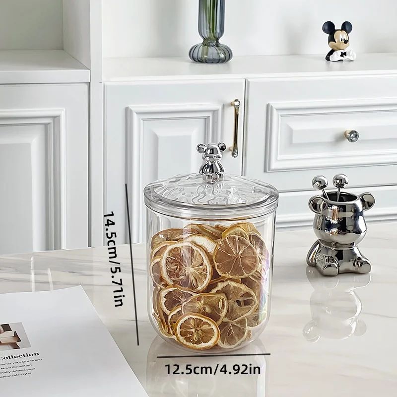 FreshSeal Airtight Food Storage Container Clear Plastic Pantry Organizer Jar With Secure Lid 7