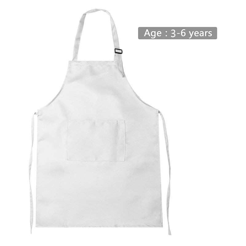 LittleChef Kids Apron Hat Set 5 Sets Adjustable Cooking Painting Costume Kit For Children 3